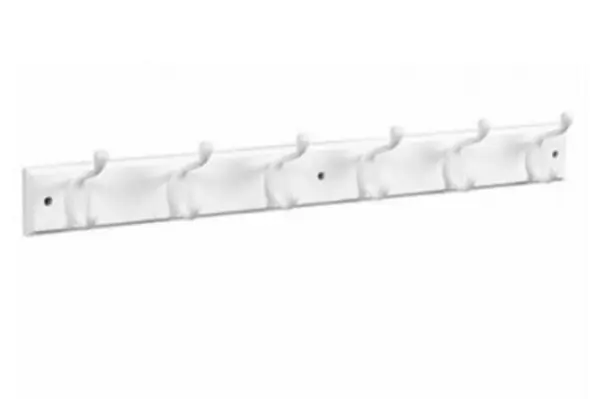 National Hardware S812-974 White Hook Rail Wall Organization