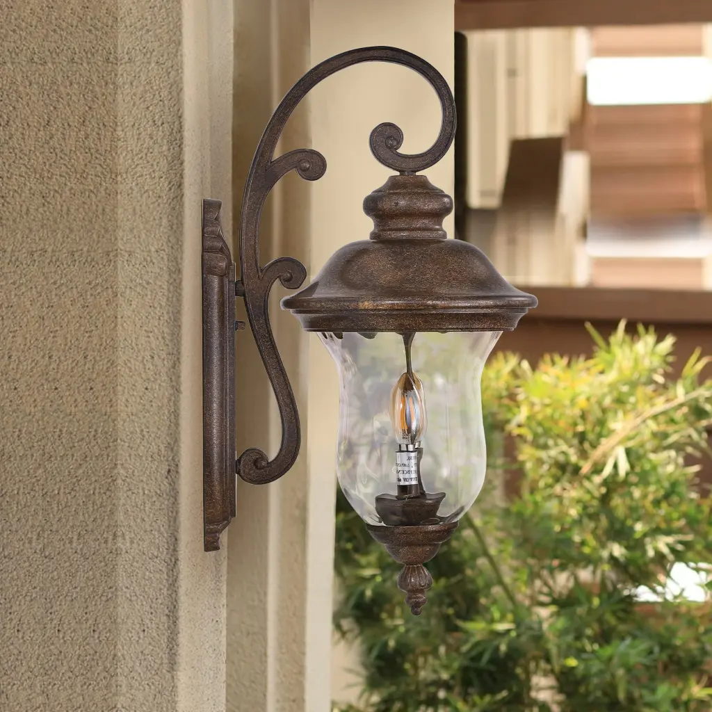 Vintage Outdoor Wall Lantern Weatherproof Sconce Light Exterior Use lighting commune
