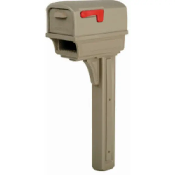 Gibraltar Gentry Combo Mailbox News Holder Mocha Curb Appeal
