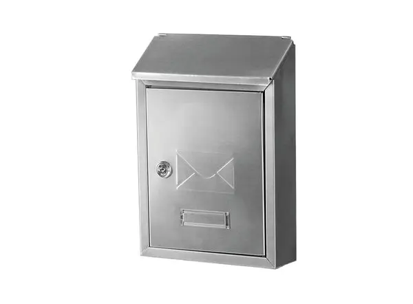 Gibraltar Mailboxes AWM00SS0 Ashley Wall Mount Mailbox Grey Durable Outdoor Mailbox