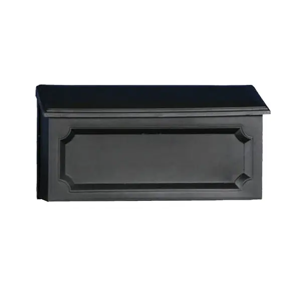 Gibraltar Mailboxes WMH00BAM Windsor Wall Mount Mailbox Black Durable Outdoor Mailbox