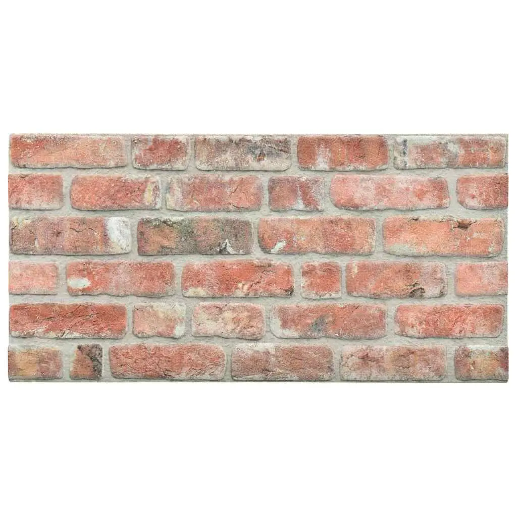 3D Wall Panels Red Brick Design 10 Pack EPS Foam Decorative Tiles
