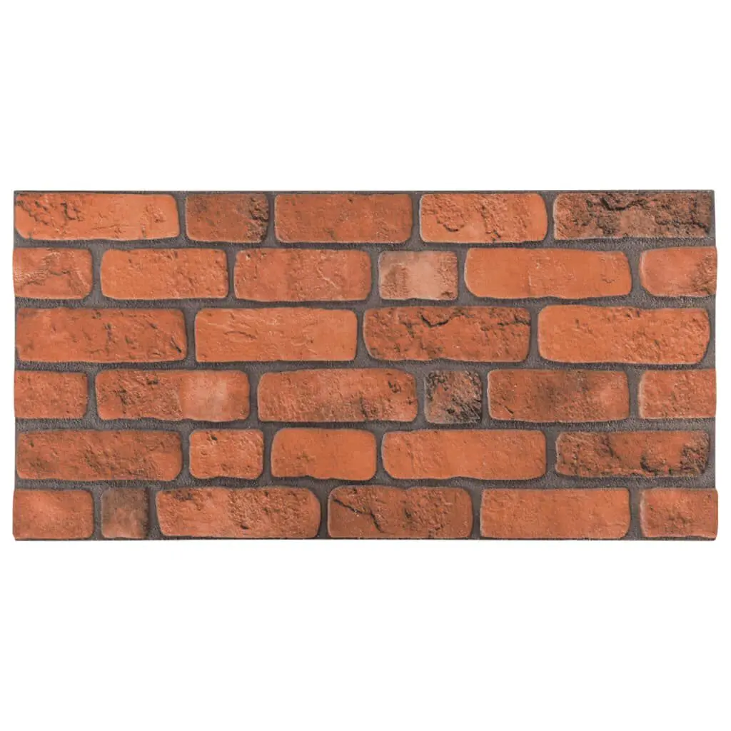 3D Wall Panels Terracotta Brick Design 10 pcs EPS Decorative Panels