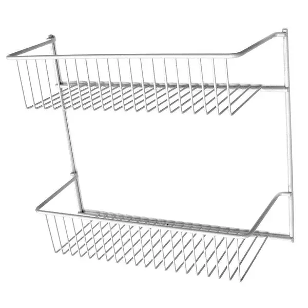 ClosetMaid 800200 2-Tier Epoxy Coated Steel Cabinet and Wall Storage Rack