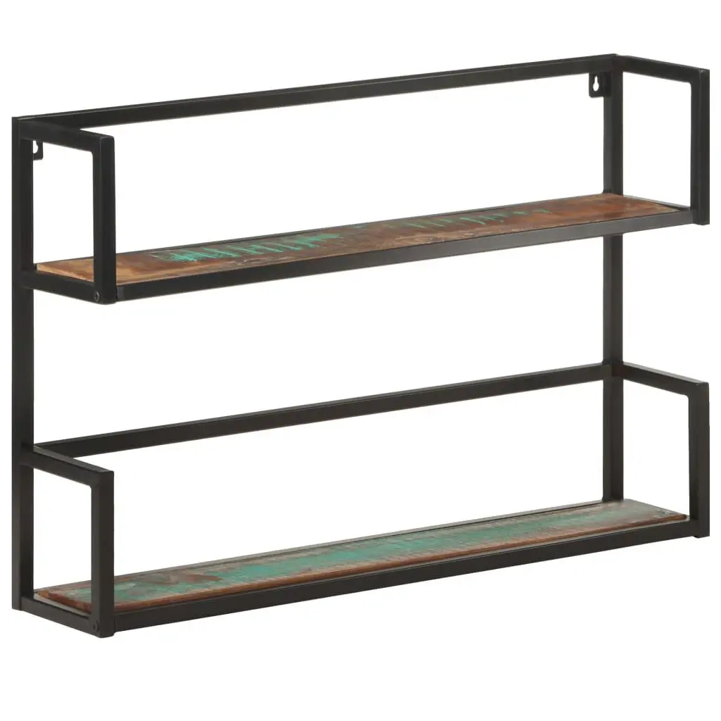 Wall Shelf 35.4x7.9x23.6 Inch Solid Reclaimed Wood Floating Shelf