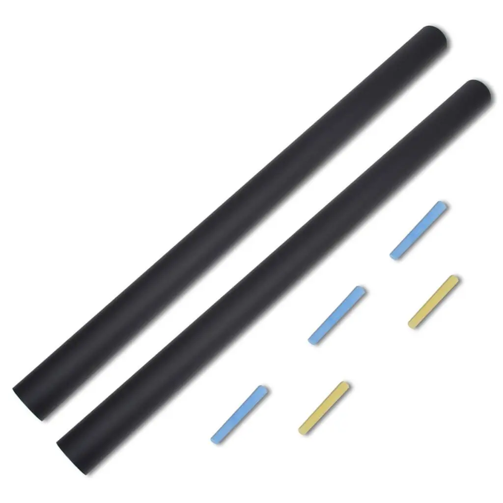 Wall Sticker Blackboard 2x6.6 Feet 2 Rolls Chalks Kids