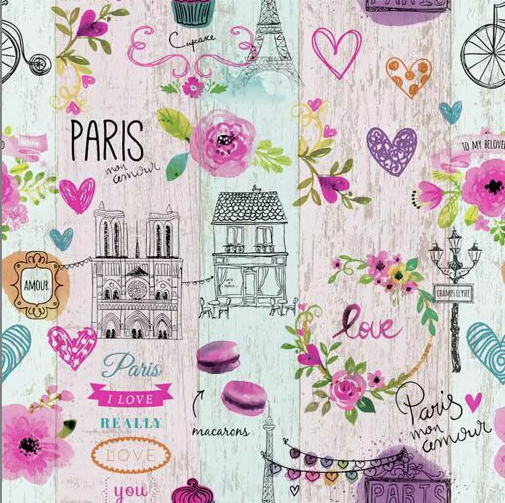 Newspaper American Freestyle Hotel and Studio PVC Wallpaper Building Material Wall Art