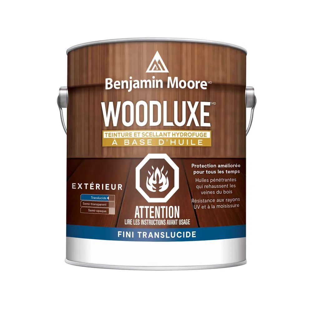 Woodluxe Sealed Stain and Sealer Translucent Cedar, 3.79 L
