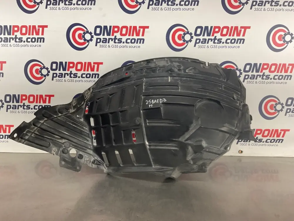 2005 Nissan 350Z Passenger Right Front Fender Liner Splash Guard OEM 25BAED3
