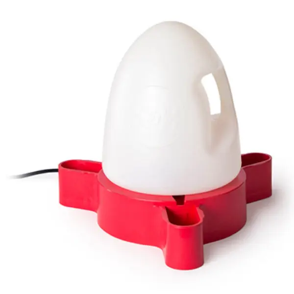 K&H 2071 Heated Thermo Duck Waterer Red 2.5 Gallon Winter Use Ku0026H