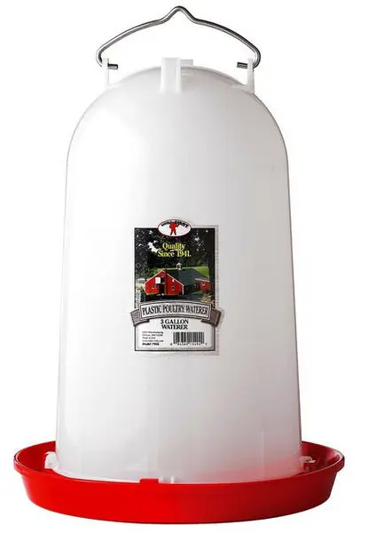 Little Giant 7906 Poultry Waterer 3 Gallon Chicken Coops and Livestock
