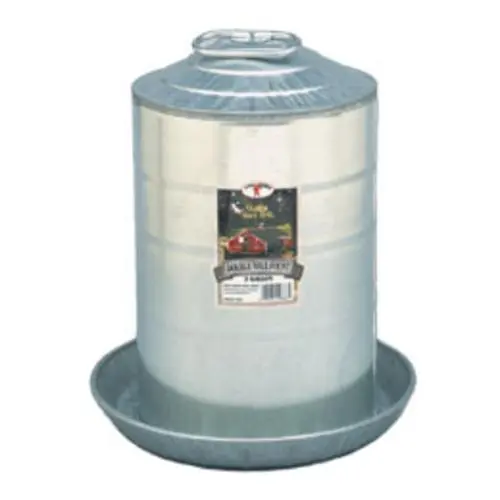Little Giant 9833 3 Gallon Double Wall Poultry Fountain