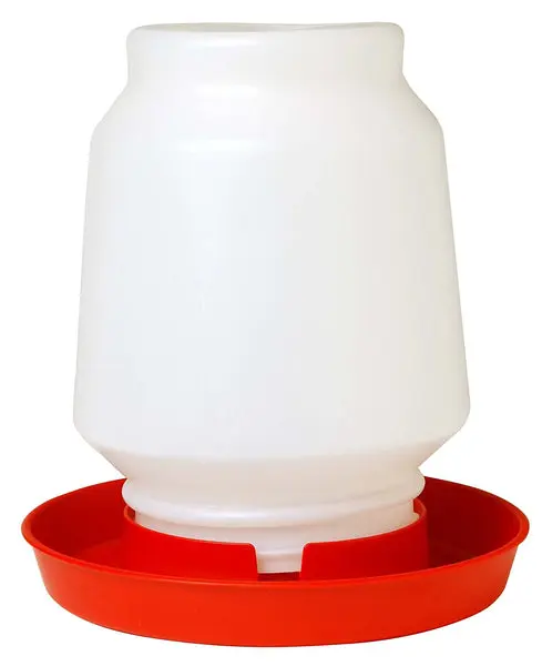 Miller 7506 Complete Gravity-Feed Transparent Poultry Waterer 1-Gallon Chickens