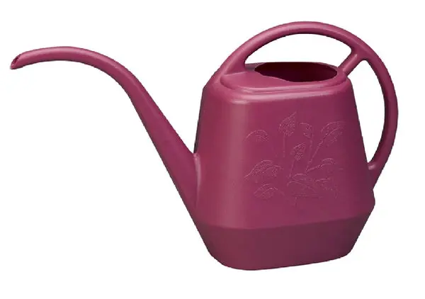 Bloem JW41-13 Aqua Rite Watering Can Plastic Union Red 144 Ounce Large Capacity Garden Tool