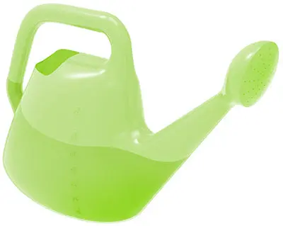 Bloem Translucent Watering Can Green 1-Gallon Garden Plant Care