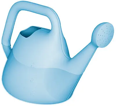 Fiskars Translucent Watering Can Blue 1-Gallon Indoor Outdoor Plants Fiskars Pottery