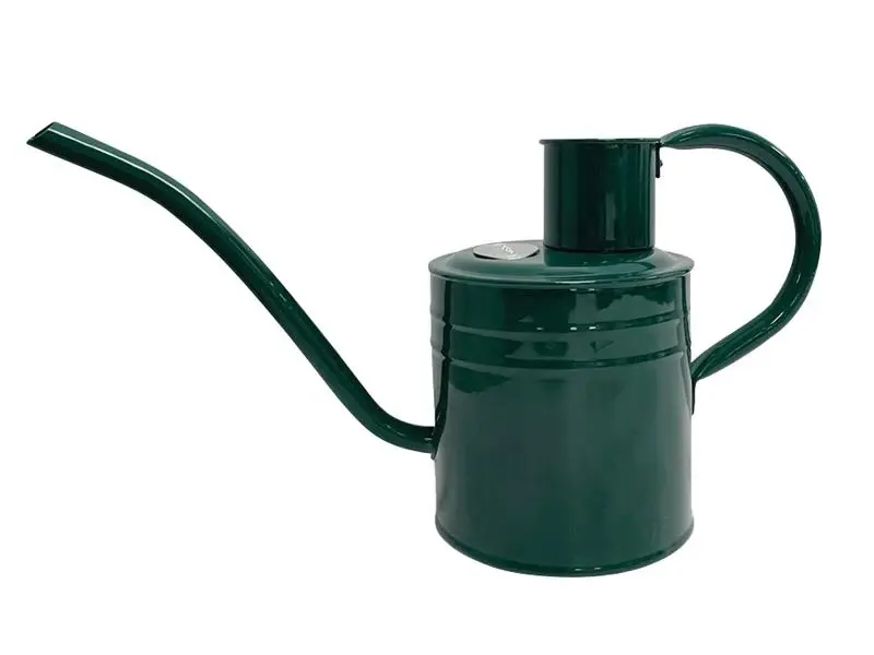 Kent & Stowe Indoor Watering Can 1 litre Forest Emerald Brass Fittings