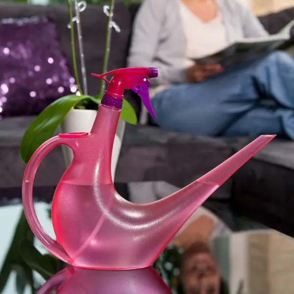 Scheurich 50447 Sprayman 2--1 Watering Can and Spray Bottle Pink 40 Oz Garden Tool
