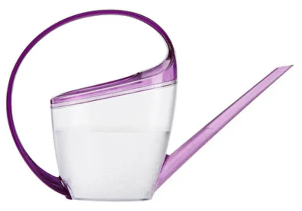 Scheurich 51832 Loop Watering Can Transparent Violet 47 Oz Decorative Garden Can