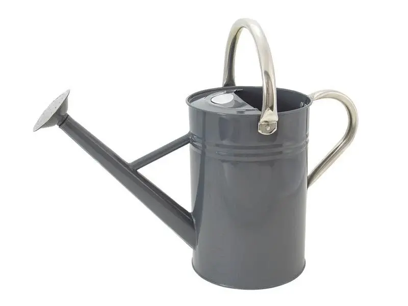 Timer Controlled Drip Kent & Stowe Metal Watering Can Brisk Grey 4.5 litre