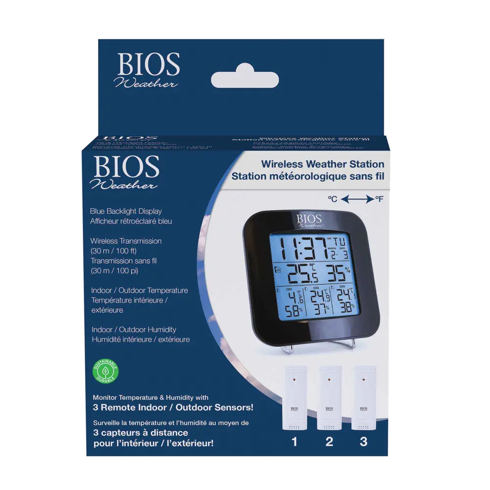 Remote Weather Station, 3 Sensors