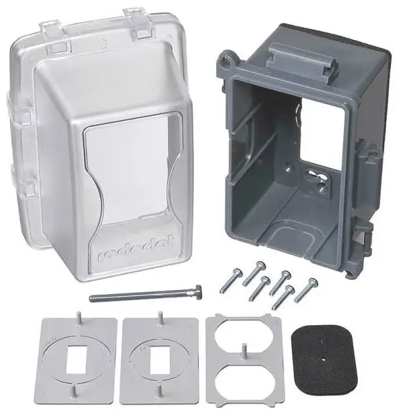 Red Dot CKPL Flexible Clip-On Weatherproof Cover Clear Outdoor Protection