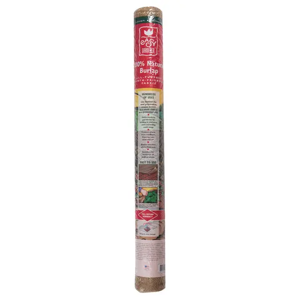 Easy Gardener 3103 Natural Burlap Weed Barrier Fabric Tan 3 x 150 Feet Garden Protection