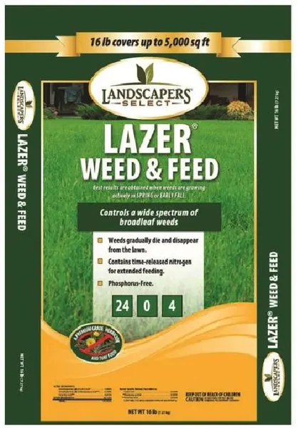 Landscapers Select 902728 Lazer Lawn Weed & Feed 16 lb 24-0-4