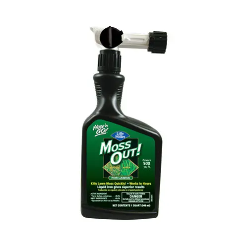 Lilly Miller Hose 'N Go Moss Out Lawns 32 Oz - Moss Killer Lawn Treatment