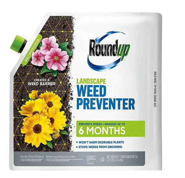 Roundup 4385106 Landscape Weed Preventer Up To 6 Months 5.4 Lb