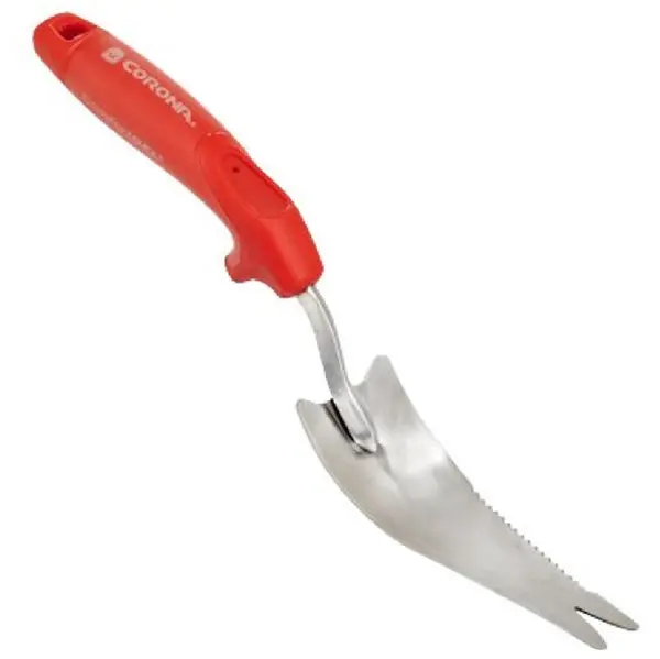 Corona CT 3354 ComfortGEL Ergonomic Handle Weeder 7 Inch Red Garden Tool