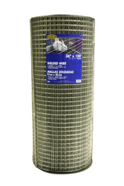 YardGard 309213A Galvanized Welded Wire Fence 14-Gauge 1"x1" Mesh 36" x 100'