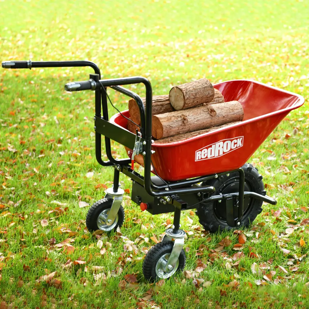 Electric Wheelbarrow Professional Specs Heavy Duty Use redrock