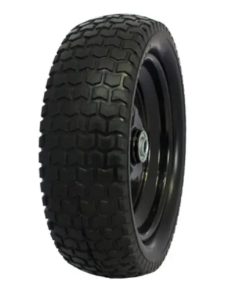 Marathon 30417 Flat Free Garden Cart Tire and Wheel Assembly Heavy Duty Use