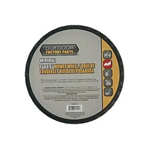 Poulan 578466411 Plastic Mower Wheel 7 x 1.5 Inches Replacement Part