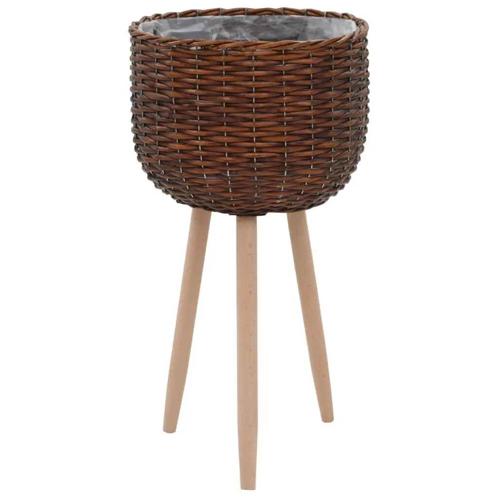 Wicker Planter PE Lining Indoor and Outdoor Plants
