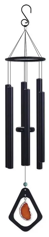 Sunset Vista Designs 93264 Wind Chime, Peach Agate