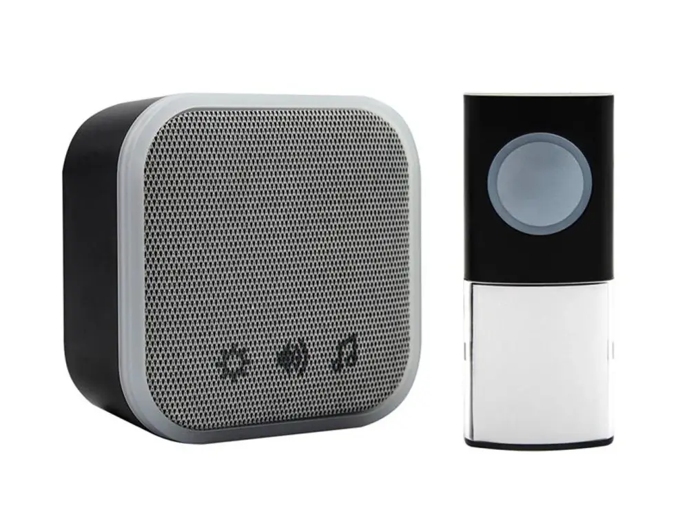 Uni-Com Portable Door Chime, Midnight