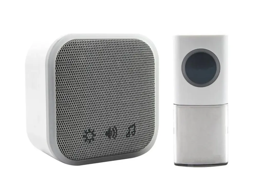 Uni-Com Travel-friendly Door Chime, White