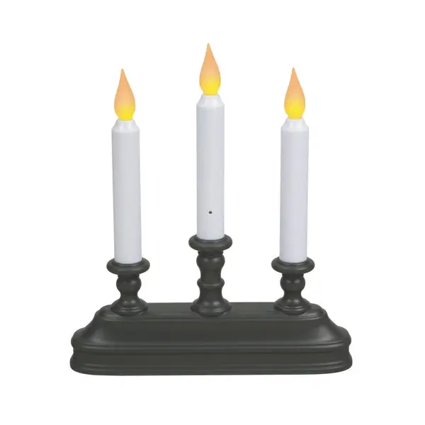 Xodus Innovations FPC1330A D Alkaline Battery Window Candle 10-1/4 Inch Holiday Decor