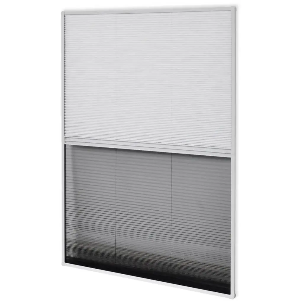 Plisse Insect Screen Window Aluminum 31.5x47.2 Inches Shade