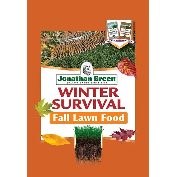 Jonathan Green 12414 Winter Survival Fall Lawn Fertilizer 10-0-20 15000 SqFt Healthy Grass