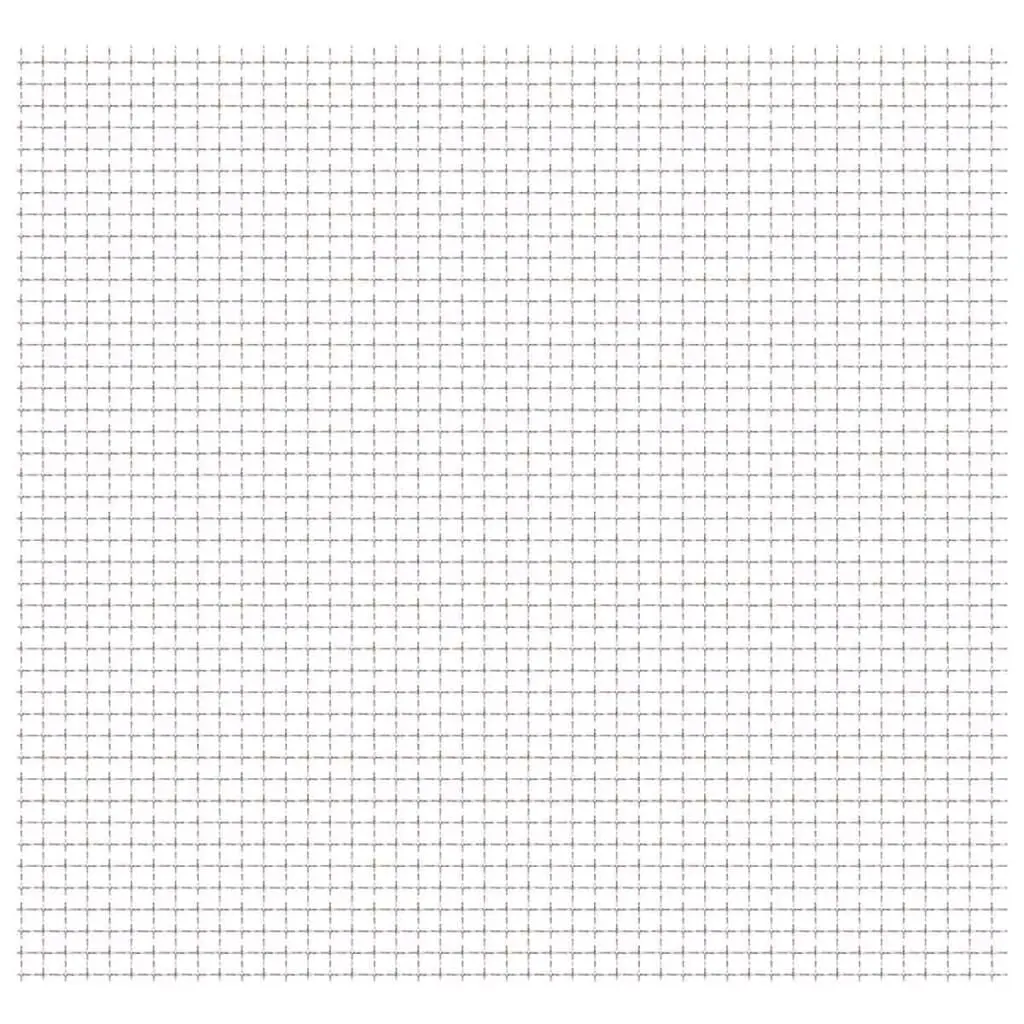 Crimped Garden Wire Fence Stainless Steel 39.4x33.5 Inches 0.8x0.8x0.1 Inches Mesh Size