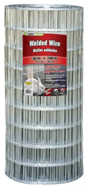YardGard 308321A Galvanized Welded Wire Fence 12.5 Gauge 4x2 Mesh 36x100 Feet