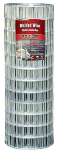 YardGard 308322A Galvanized Welded Wire Fence 12.5 Gauge 4x2 Mesh 48x100 Feet
