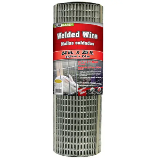 YardGard 309221A Galvanized Welded Wire Fence 14-Gauge 24 x 25 Feet
