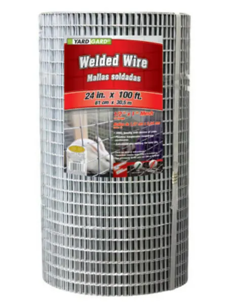 YardGard 309303A Galvanized Welded Wire Fence 16-Gauge 24 Inch x 100 Ft