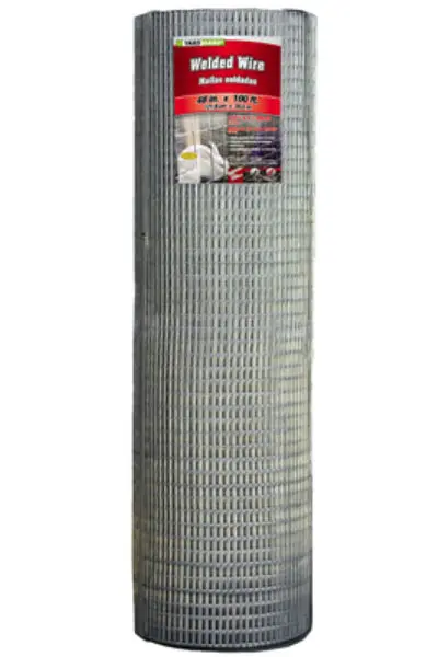 YardGard 309304A Galvanized Welded Wire Fence 16-Gauge 1x1/2 Mesh 48x100 Ft