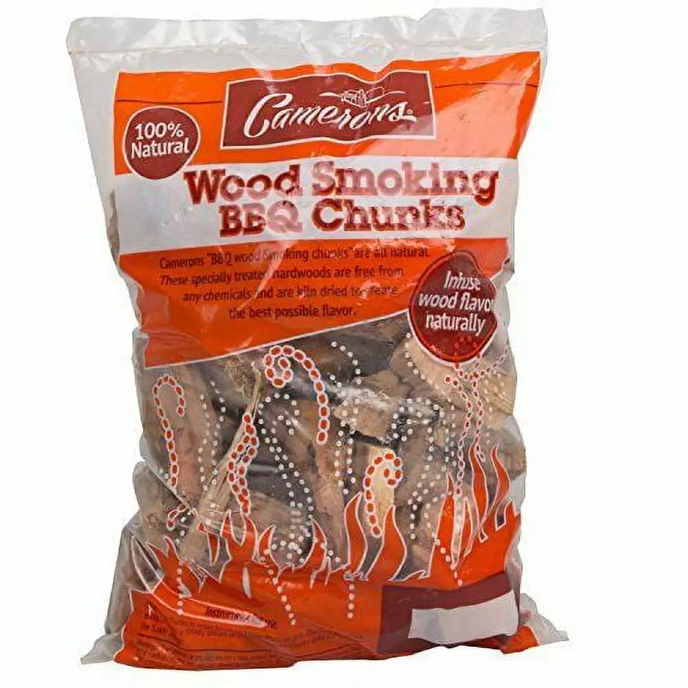 Camerons Products Smoking Wood Chunks - Alder (3.5 Pounds, 420 cu. .) Kiln Dried BBQ Large Cut Chips Smoking Meat 5