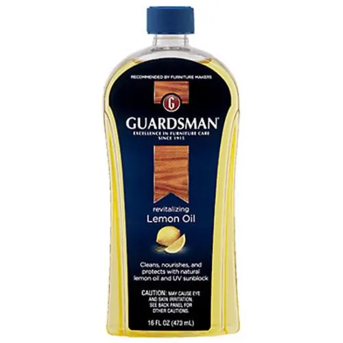 Guardsman 461700 Revitalizing Furniture Lemon Oil 16 Oz Wood Care